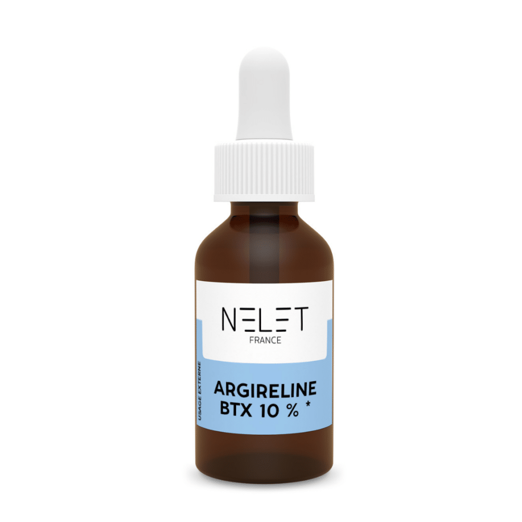 Photographie de l'actif concentré d'argireline BTX 10%.