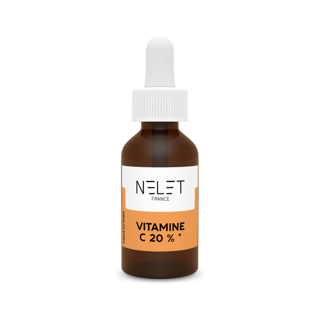 Photographie du sérum à la vitamine C 20%.