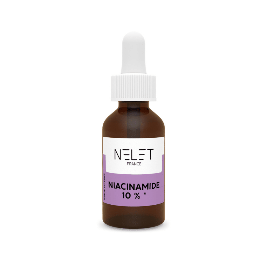 Photographie de l'actif concentré de Niacinamide 10% du Dr. Nelet.