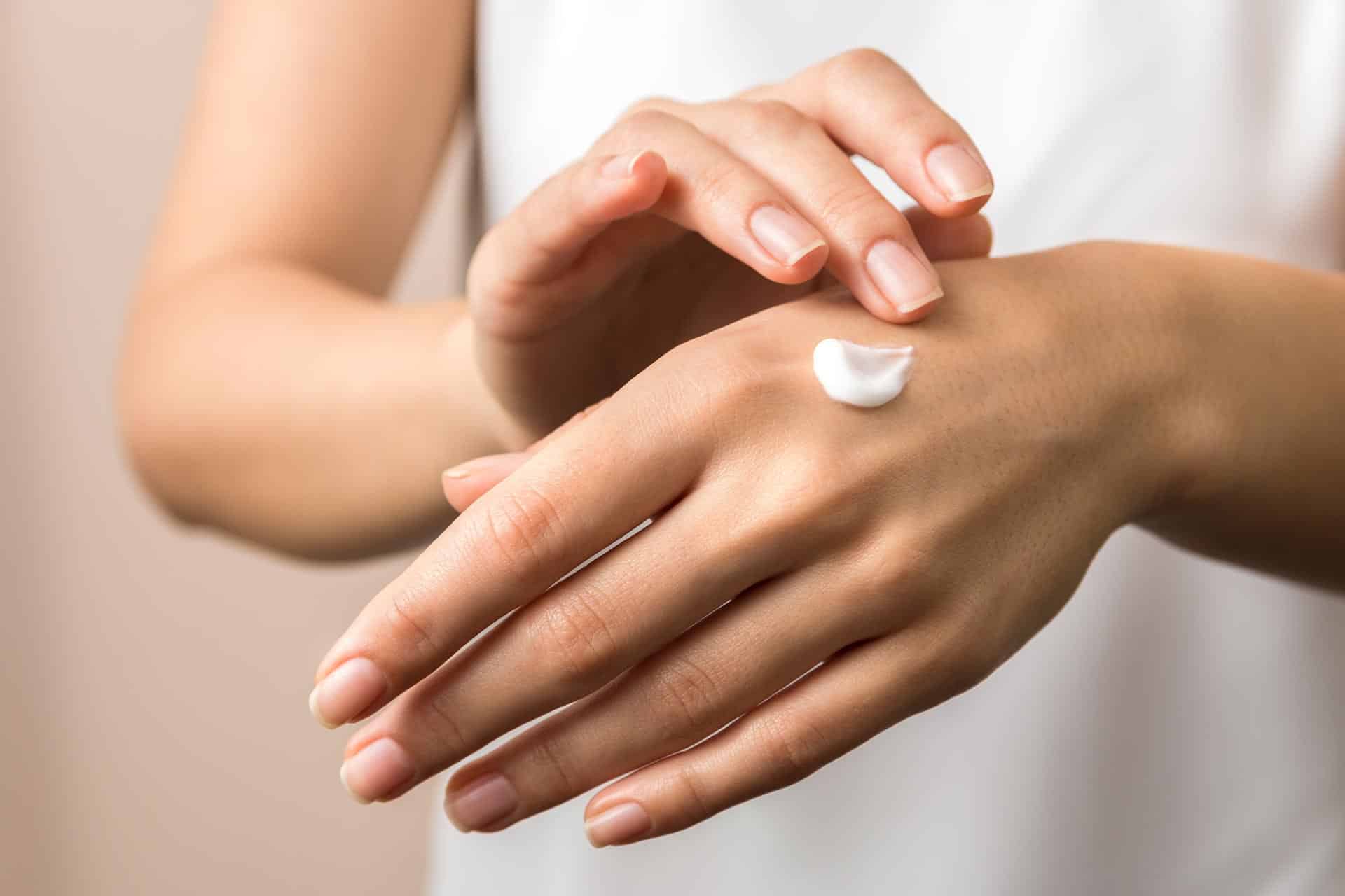 soin des mains : routine